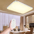 LED Deckenleuchte 72 W dimmbar Rechteck Fernbedienung